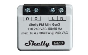 Shelly PM Gen3 Energiemessgerät WiFi-Energy Meter,  Bluetooth