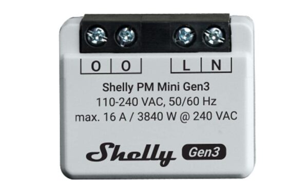 Shelly PM Gen3 Energiemessgerät WiFi-Energy Meter,  Bluetooth