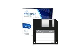 Mediarange Disketten 3.5, 1.44 MB formatiert, 10er Pack, schwarz