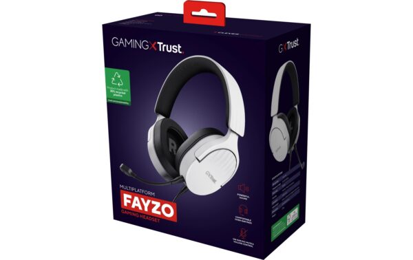 1682751_5 - Mediatech Trust GXT489 FAYZO Gaming Headset weiss white