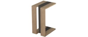 Woody Fashion Beistelltisch Muju Eiche Span melaminbeschichtet, 30x57x40cm