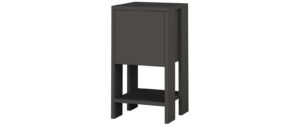 Woody Fashion Beistelltisch Ema Anthrazit Span melaminbeschichtet, 30x55x30cm