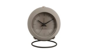KARLSSON Wecker Nirvana Globe 9.5x10x6cm, Exkl. 1xAA Batterie, Grau