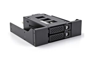 Delock Slim Bay Wechselrahmen für 2x2.5 U.2 NVMe SSD mit 5.25 Rahmen