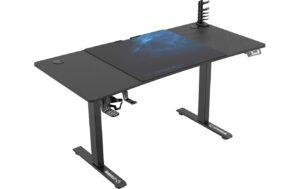 Ultradesk Level Blau V2 Gaming Table Blau, höhenverstellbar