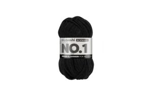 myboshi Wolle Nr.1 schwarz 50 g, 55 m, 70 % PAN, 30 % WO