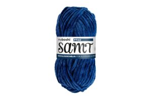 myboshi Wolle Chenille Samt Pfau, 100 g, 100 m, 100 % PES
