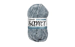 myboshi Wolle Chenille Samt Delfin, 100 g, 100 m, 100 % PES