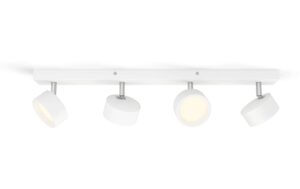 1689104 - Mediatech Philips Bracia Spotleuchte 4x5.5W 2700K weiss