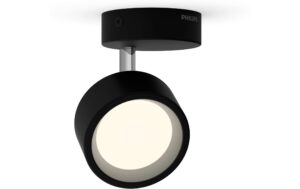 Philips  Bracia Spotleuchte 1x5.5W 2700K schwarz