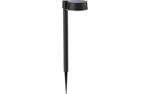 Philips Solar Vynce Sockelleuchte Spiess 1.5W, Tageslichtsensor, 2700K, schwarz