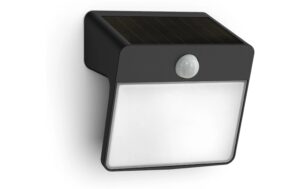 1689169 - Mediatech Philips Solar Yarixa Wandleuchte 2.2W, Tages- und Bewegungssensor schwarz