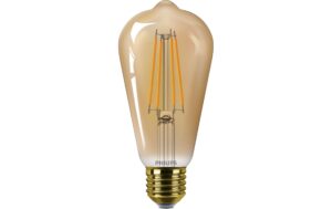 1689198 - Mediatech Philips Leuchtmittel LEDclassic Lampe Gold, E27, warmweiss 1800 Kelvin
