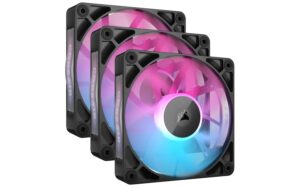 Gehäuselüfter Corsair iCUE RX120 RGB BL 3er 120x120x25mm, PWM, 2100rpm, 10-36 dBA