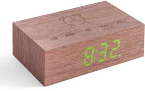1690656 - Mediatech GINGKO Wecker Walnut Wendewecker kaufen Schweiz | Mediatech.ch