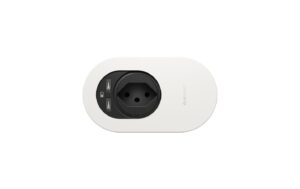 maxCONNECT ORBIT Steckdoseneinheit weiss 1x Typ 13 2x USB-C