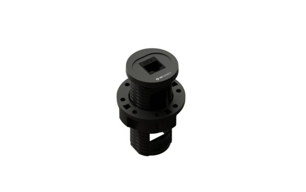 maxCONNECT BIT Steckdoseneinheit schwarz 1x RJ45 Cat 6 UTP