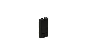 maxCONNECT Multimedia-Zubehör 45x22.5 anthrazit, Abdeckung für 1x RJ45