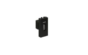 maxCONNECT Multimedia-Zubehör 45x22.5 anthrazit, 1x HDMI 2.0