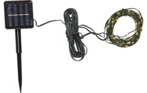 Star Trading LED Lichterkette Dew Drop Micr IP44, Warmweiss, 100 LEDs