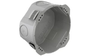 Weibel Hohlwanddose HSB Basic 83x40mm Gr. 1x1, grau, halogenfrei, 850°