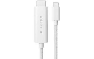 Hyper 4K USB-C to HDMI Kabel, weiss 2.5m 2.5 m