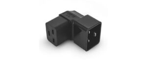 Alpha Elettronica Netzadapter C19 - C20 frontal gewinkelt, C19 Buchse, C20 Stecker kaufen Schweiz | Mediatech.ch
