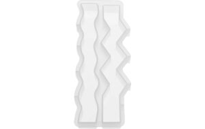 Glorex Kerzengiessform Welle Zickzack 23x2.8x2.5cm