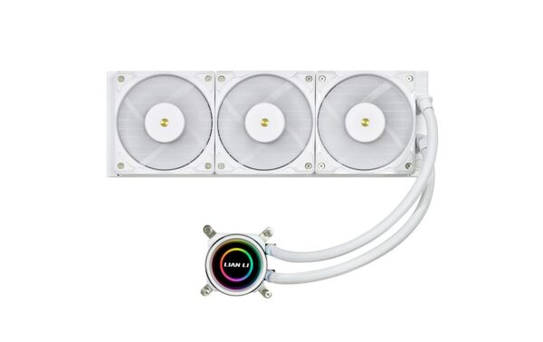 1694999_2 - Mediatech Wasserkühler Lian Li Galahad 2 360 Trinity AMD und Intel, Weiss