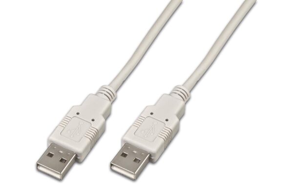 Wirewin USB2.0-Kabel A-A: 100cm, bis 480Mbps Spezialkabel M/M, grau kaufen | Mediatech.ch
