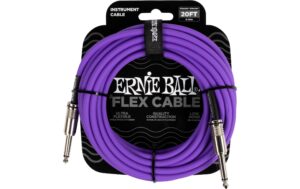 Ernie Ball 6420 Kabel Instrumentenkabel, 6.09 m, lila, Flex