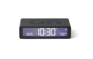 1696809 - Mediatech Lexon Digitalwecker Flip Classic LCD, inkl. USB-C Ladekabel, Dark Grey
