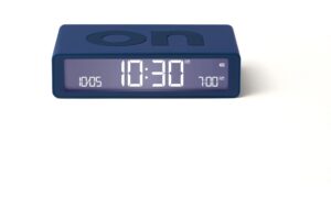 Lexon Digitalwecker Flip Classic LCD, inkl. USB-C Ladekabel, Dark Blue