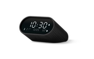 Lexon Digitalwecker Ray Clock LCD, inkl. USB-C Ladekabel, Matt Black