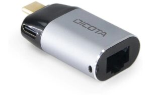 Dicota USB-C Ethernet Mini Adapter mit PD 100W kaufen Schweiz | Mediatech.ch