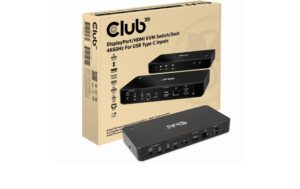 1697231 - Mediatech Club 3D, Universal Dockingstation DisplayPort/HDMI KVM Switch