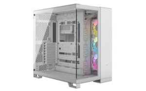 Corsair Midi Tower 6500X RGB TG Weiss 2x 2.5, 2x 3.5, 1x USB3.1 T-C, 4x USB3.0