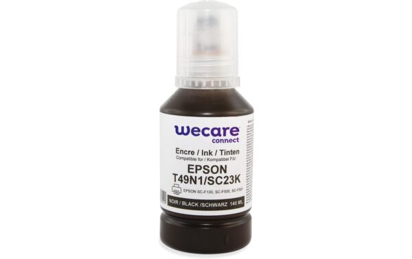 WeCare Sublimationstinte T49N schwarz T49N1 schwarz, 140ml