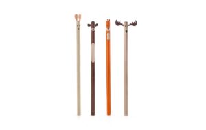 Kikkerland Stift-Set Woodland 4 Stück