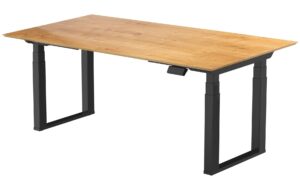 Contini Tisch höhenverstellbar Eiche Tischplatte 1.8x0.8m Gestell Schwarz ET223Q kaufen Schweiz | Mediatech.ch