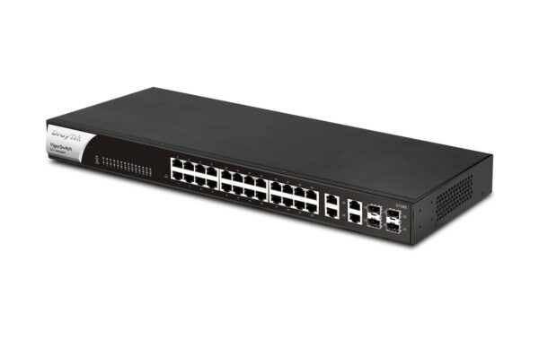DrayTek VigorSwitch G1282 28 Port Switch 24xGE, 4xSFP/GE Combo, L2+ managed kaufen Schweiz | Mediatech.ch