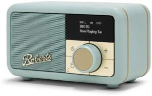 Roberts Revival Petite 2  DAB+, duck egg bl DAB+, FM-Radio, Bluetooth, integr. Akku