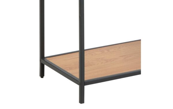 1702431_2 - Mediatech AC Design Bücherregal Seaford MDF/Stahl, 77x35x185 cm, Wildeiche Matt