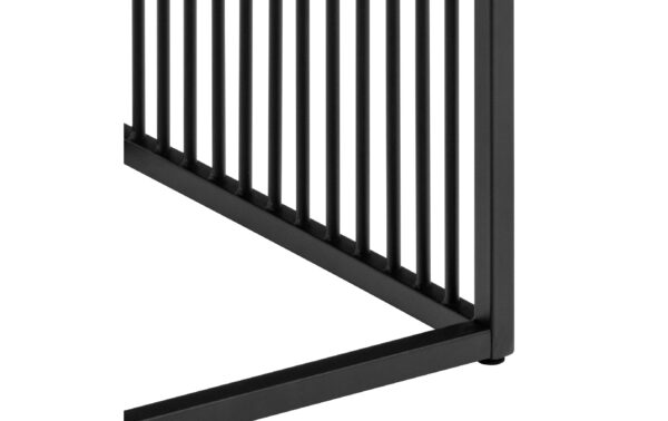 1702484_4 - Mediatech AC Design Beistelltisch Strington Stahl/Melamin, 40x40x42 cm, Schwarz/Braun