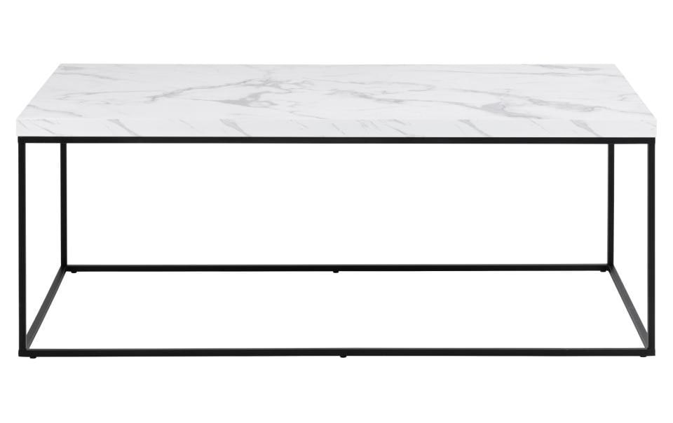 AC Design Couchtisch Barossa Stahl, 110x55x45 cm, Weiss marmoriert kaufen Schweiz | Mediatech.ch