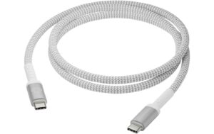 dbramante 1.2m USB-C to USB-C 100W Braided Cable White