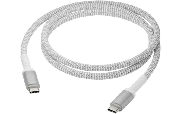 dbramante 1.2m USB-C to USB-C 100W Braided Cable White