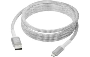 dbramante 2.5m USB-A to Lightning Braided Cable White
