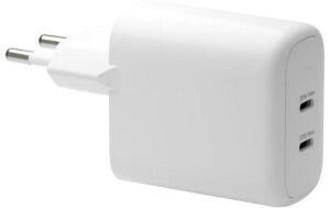 DBR 2x USB-C 30W Wall Charger White
