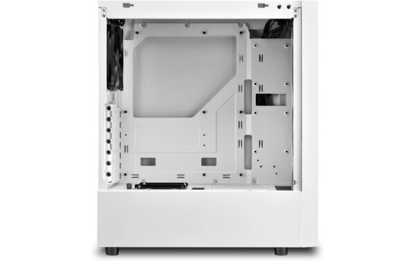 Sharkoon RGB Slider White ATX, 1x U2, 2x U3, Tempered Glass, 1x 120